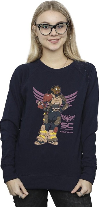 Actual product image Disney Womens/Ladies Lightyear Izzy Star Command Sweatshirt (XL)