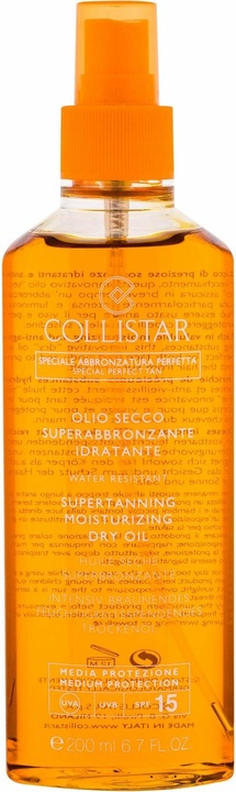 Immagine prodotto Collistar Olio secco superabbronzante Spf 15 (Spray solare, SPF 15, 200 ml, 150 g)