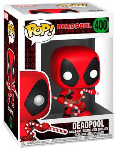 Produktbild Funko POP! - Marvel Comics: Holiday Deadpool (Candy Canes)