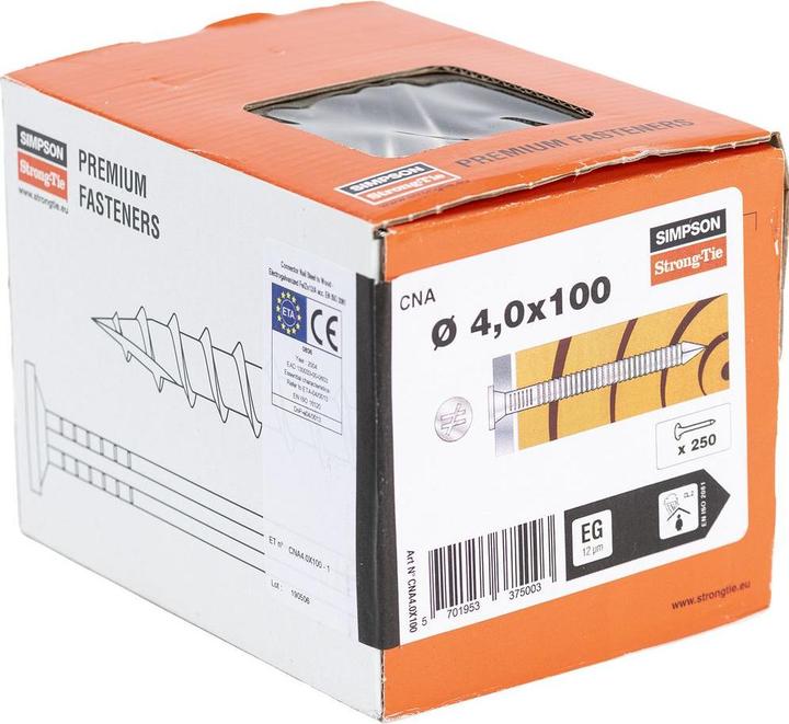 Productafbeelding Simpson Sst Kam ankernagel (250 Pcs., 100 mm)