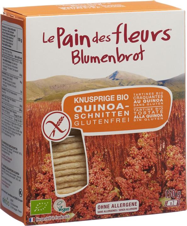 Le Pain des fleurs Blumenbrot Quinoaschnitten (150 g)
