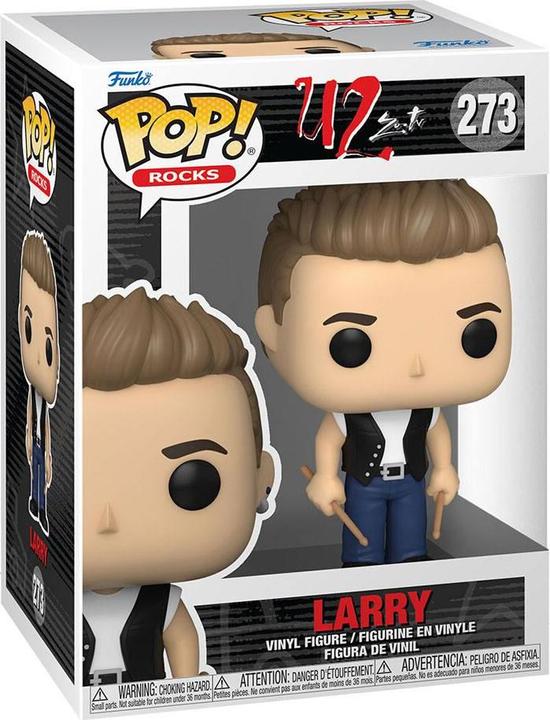Actual product image Funko POP! Rocks : U2 - Larry Mullen (Zoo TV) (273)