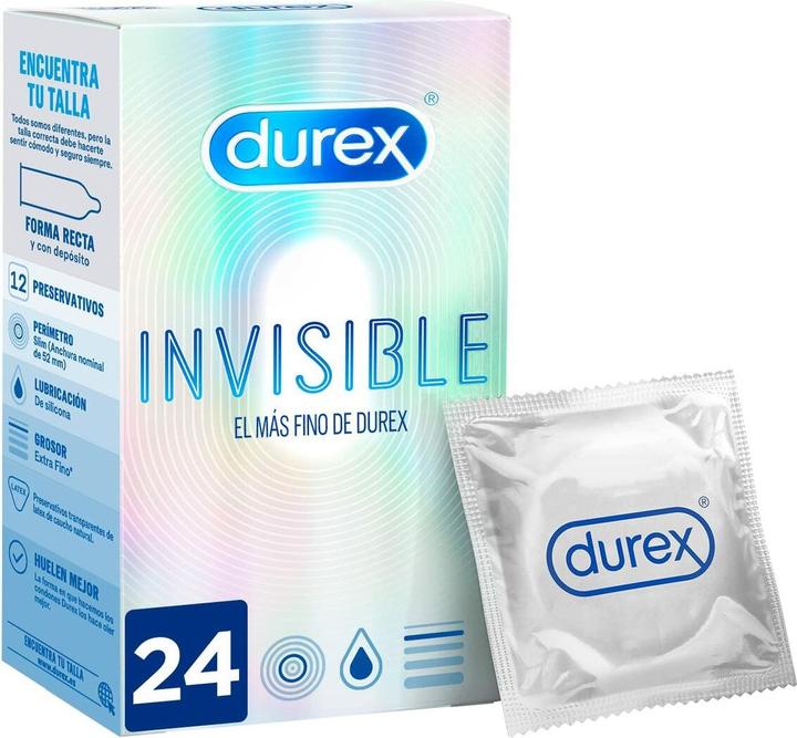 Actual product image Zagg INVISIBLE extra sensitive condoms 24 uds (24 pcs.)