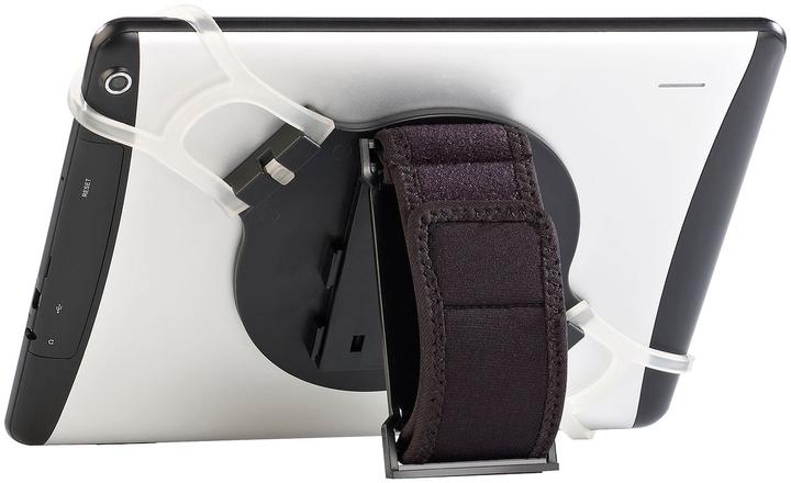 Produktbild Callstel 2in1-Tablet-Halterung mit Handschlaufe & Ständer