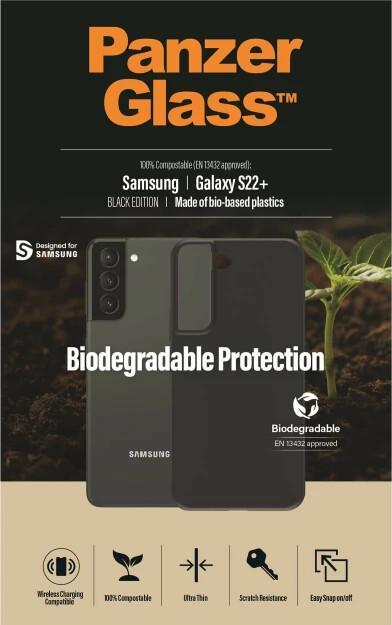Actual product image PanzerGlass Back Cover Biodegradable Protection Galaxy S22+ 5G (Samsung Galaxy S22+)