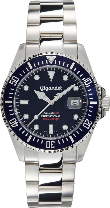 Actual product image Gigandet Automatic Analog Dive Watch with Date Magnifier and Rotating Bezel (Rotatable bezel, 43 mm)