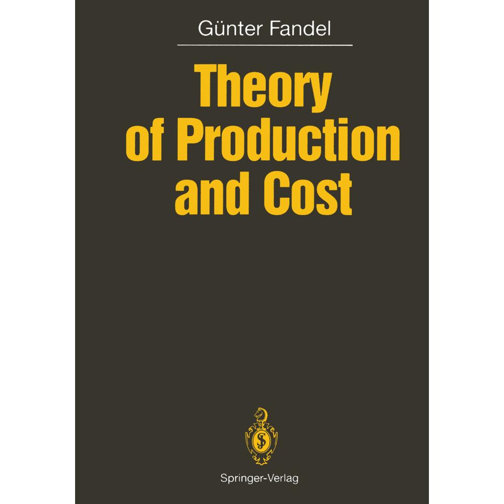 Thumbnail - Theory of Production and Cost, Fachbücher von Günter Fandel