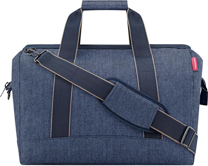 Actual product image reisenthel Shoulder Bag Allrounder L Herringbone Dark Blue