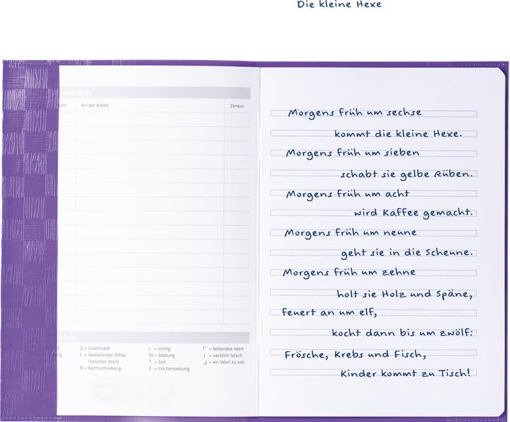 Actual product image HERMA Exercise book cover, DIN A5, made of PP, violet muted (A5)