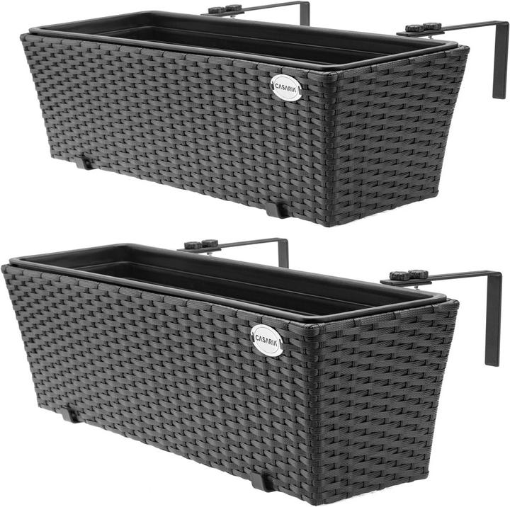 Produktbild Casaria Blumenkasten (60 x 20 x 19 cm)