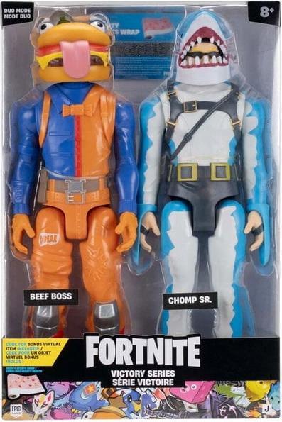 Actual product image Fortnite - Victory Duo Mode Figures 30Cm - Beef Boss & Chomp Sr.