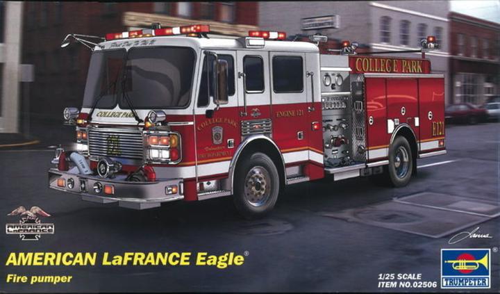 Actual product image Trumpeter American LaFrance Eagle Fire Pumper 2002