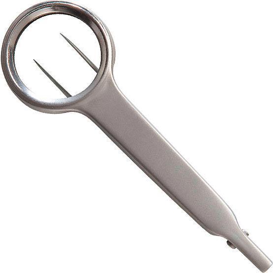 Actual product image Nippes Tweezers with magnifying glass