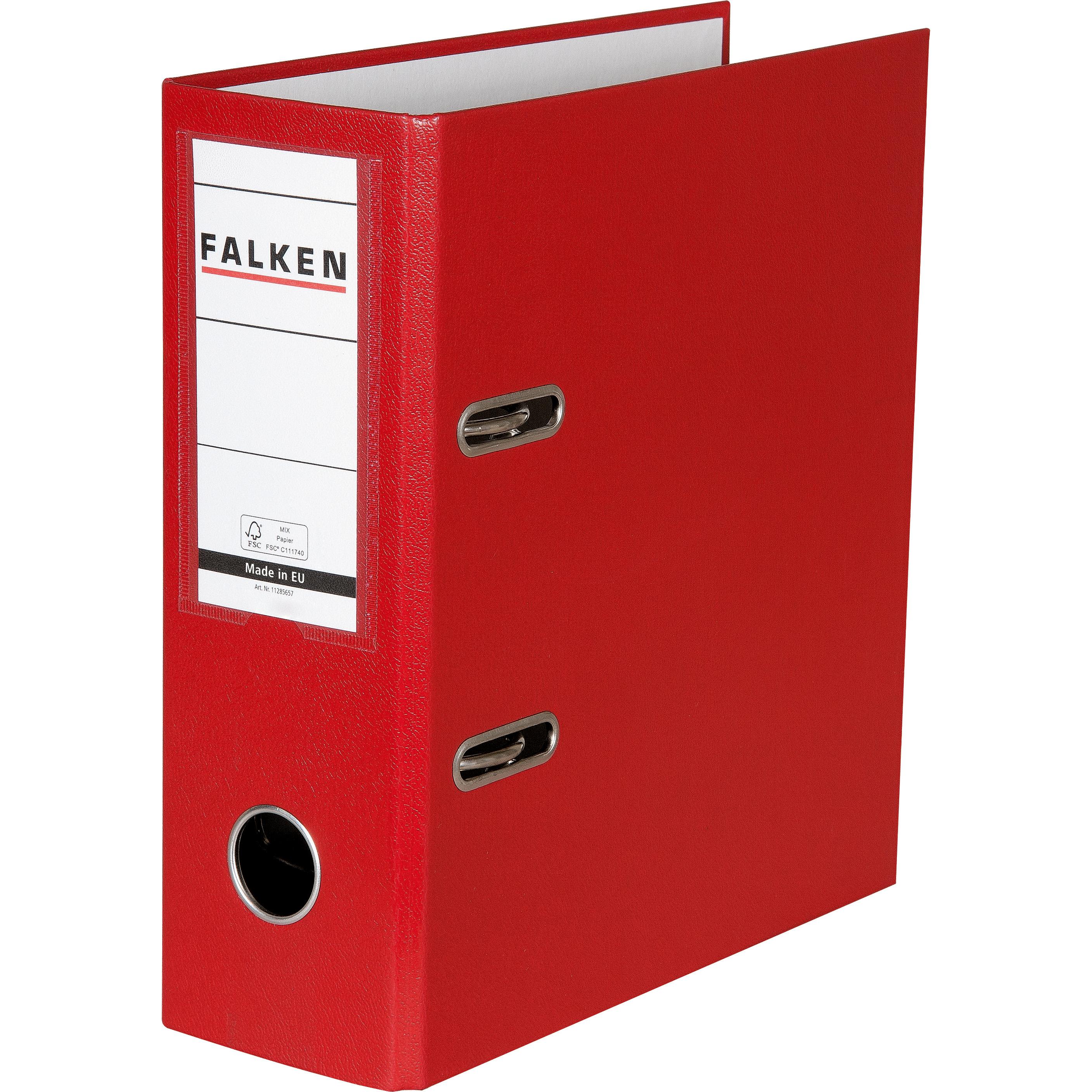 Falken, Ordner, Ordner PP A5 hoch (A5, Hoch, 80 mm, 1 x)