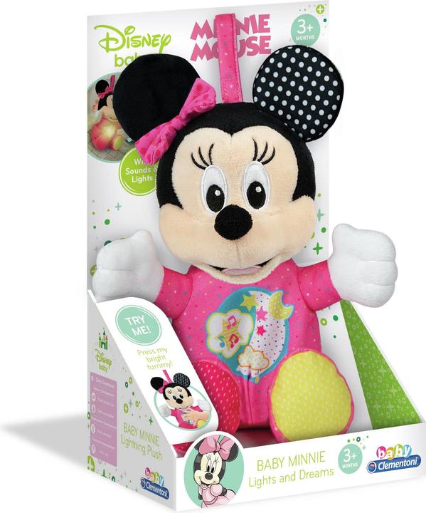 Produktbild Clementoni Minnie Maus Plüschtier mit Musik und Licht (28 cm)
