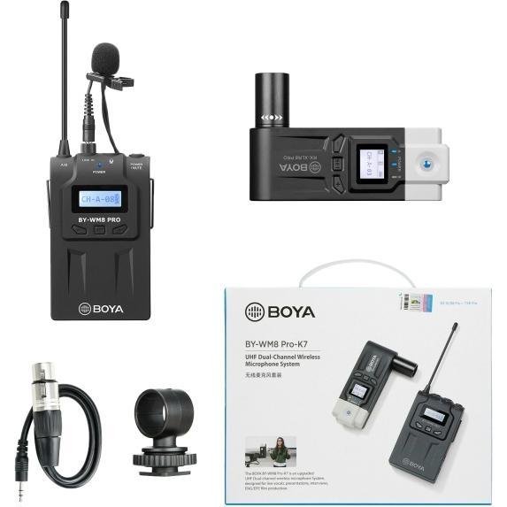 Thumbnail - Boya Wireless Mic, UHF Dual-Channel Wi, Mikrofon