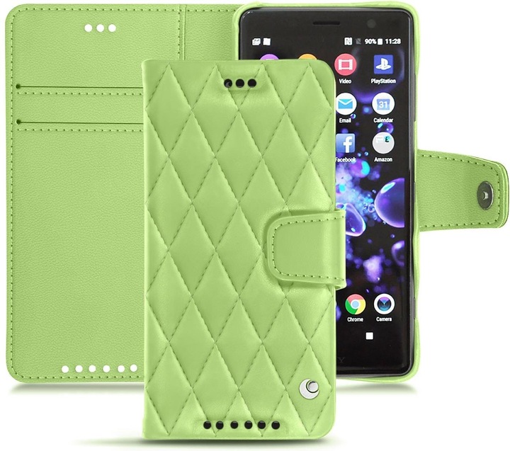 Noreve Lederschutzhülle Wallet (Sony Xperia XZ2 Compact)