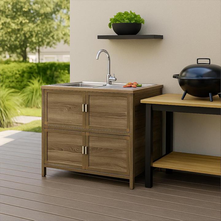 Actual product image HTI-Living Outdoorspüle L Gerti Sonoma (43 cm, 83 cm)