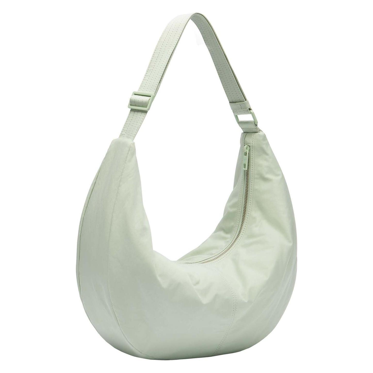 Liebeskind Berlin, Damen, Handtasche, Hobo Mittelgrosse Hobo-Bag Aus Nylon, Grün