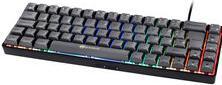 Gamiac TKL69G SF Gaming Tastatur, Kailh Blue Switches, RGB - schwarz/grau (DE, Kabelgebunden)