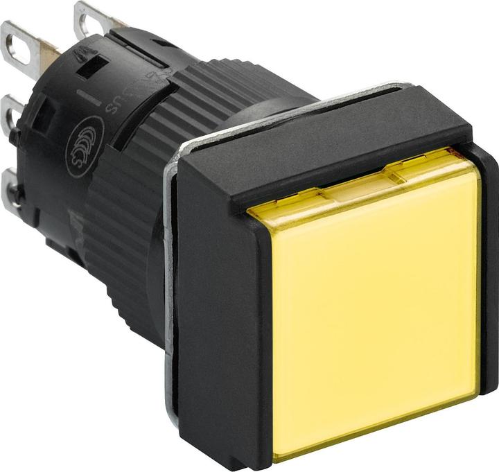 Produktbild APC GmbH Leuchtdrucktaster, gelb o. Rastung, 12V, 1W X