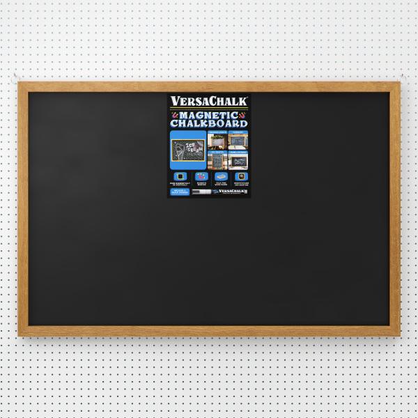Produktbild VersaChalk Kreidetafel mit Holzrahmen 45cm x 60 cm plus 1 weisser Feinmarker