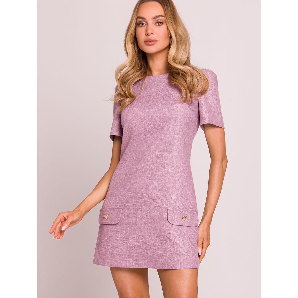 Made of Emotion, Damen, Kleider, Alltagskleid Moe, Rosa, (M)