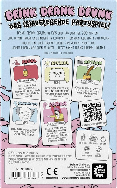 Produktbild Game Factory Drink Drank Drunk (Deutsch)
