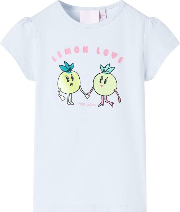 Immagine prodotto vidaXL Maglietta da bambino azzurro 116,Materiale: 95 % cotone. 5 (116)