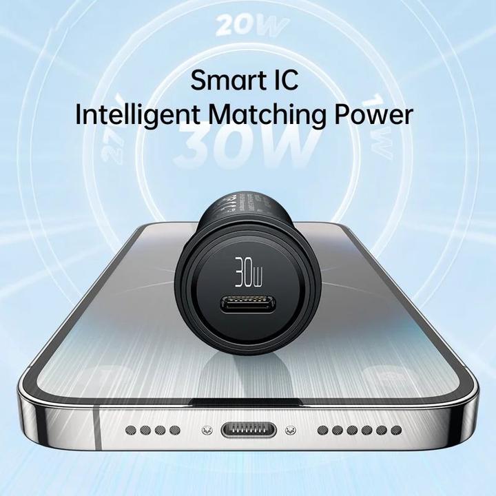 Produktbild Mcdodo CC-7491 car charger, 1x USB-C, 30W (black)