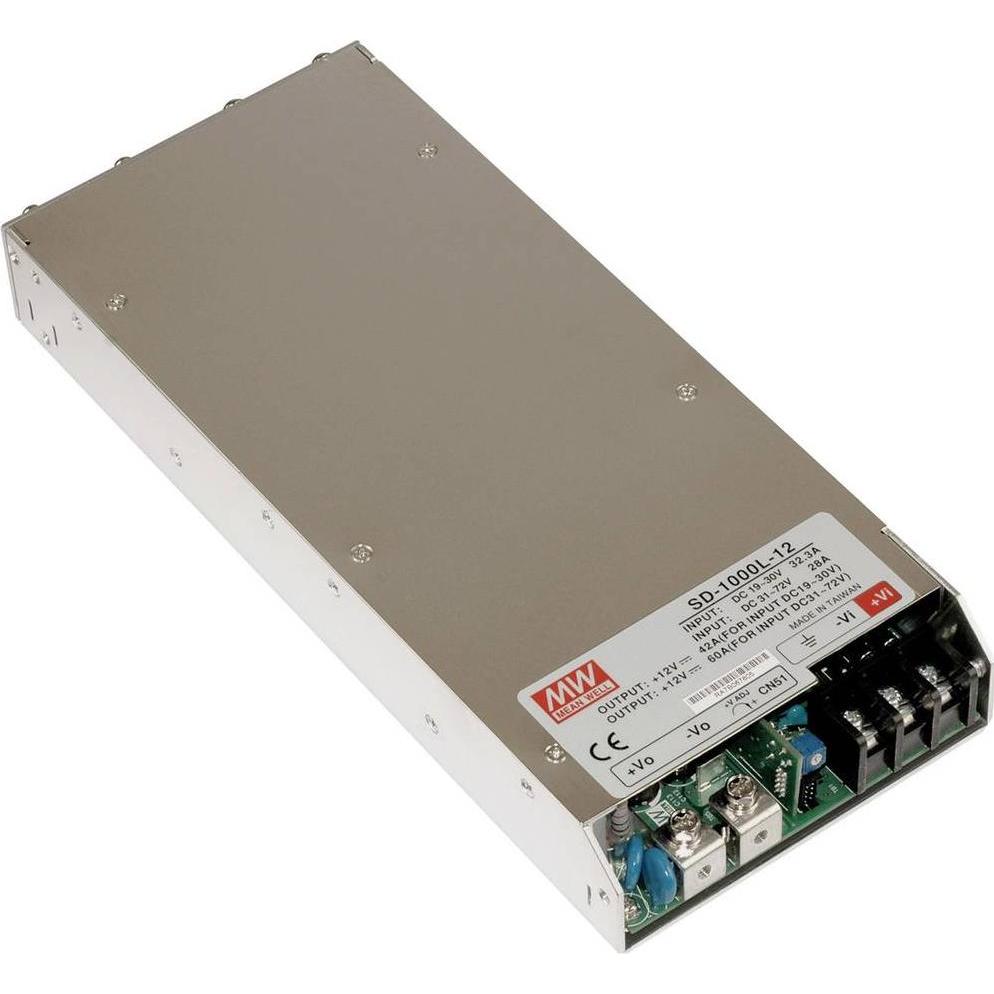 Mean Well, Convertitore di tensione, MW SD-1000L-48 DC/DC-Wandler 1008 W Anzahl Ausgänge: 1 x Inhalt 1 S