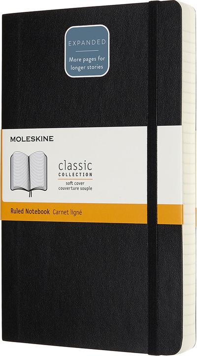 Moleskine Klassisch (13 x 21 cm, Liniert, Weicher Einband)