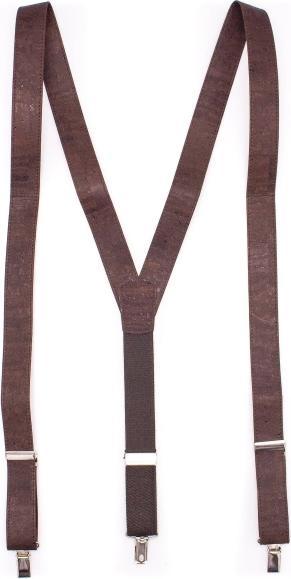 MB Cork Braune verstellbare Korkriemen Hosenträger