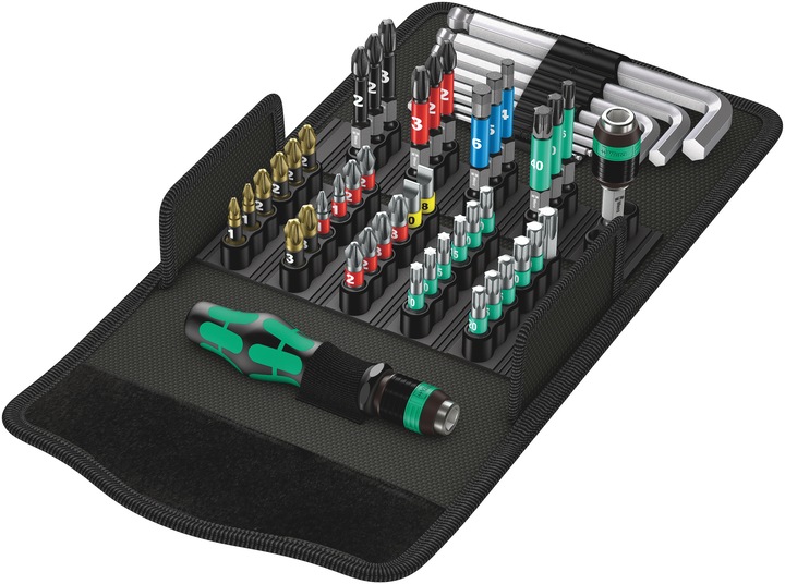 Wera Kraftform Kompakt 100 (Innensechsrund TX M10, Innensechsrund TX M15, Innensechsrund TX M20, Innensechsrund TX M30, Kreuz Phillips PH M1, Kreuz Phillips PH M2, Innensechsrund TX M25, Innensechsrund TX M40, Kreuz Pozidriv PZ M1, Kreuz Pozidriv PZ M2, Kreuz Phillips PH M3, Kreuz Pozidriv PZ M3)