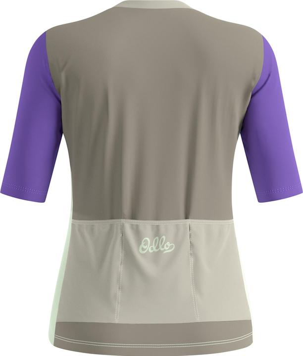 Image du produit Odlo Women's Essential Heritage Print Shirt S/S FZ (L)