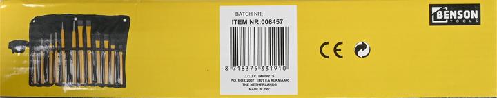 Actual product image Benson Chisel - punch set 12 pieces jumbo