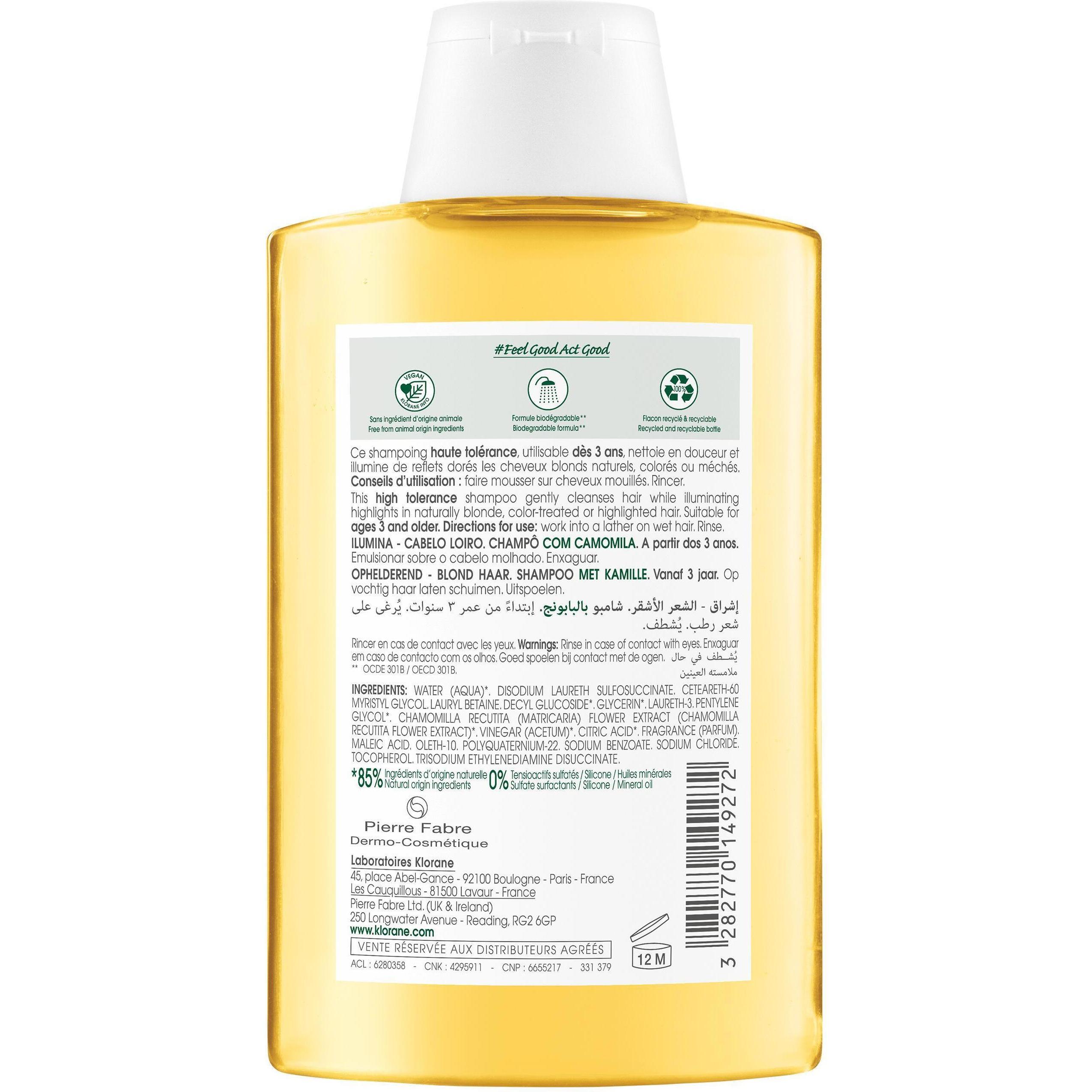 Thumbnail - Klorane, Shampoo, Aufhellendes (200 ml, Flüssiges Shampoo)