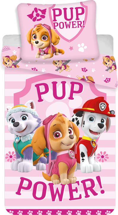 Actual product image Tinisu Paw Patrol bed linen - soft cotton 140x200 cm pillow and duvet
