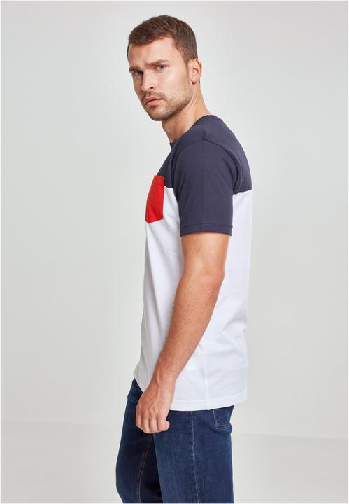 Produktbild Urban Classics 3-Tone Pocket Tee (L)