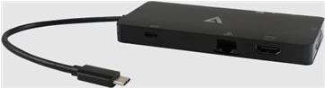 Produktbild V7 USB-C MINIDOCK 100W PD HDMI VGA (USB-C)