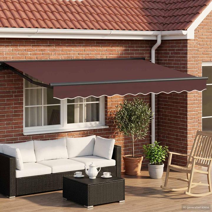 Actual product image vidaXL Einziehbare Markise (2.50 m)