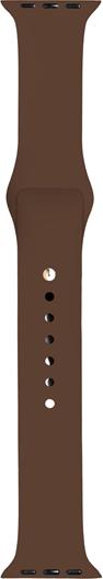 iDeal Of Sweden Silikon-Armband 44/45/46/49mm, S-M Mocha Mousse (44 mm, 45 mm, 46 mm, 49 mm, Silicone)