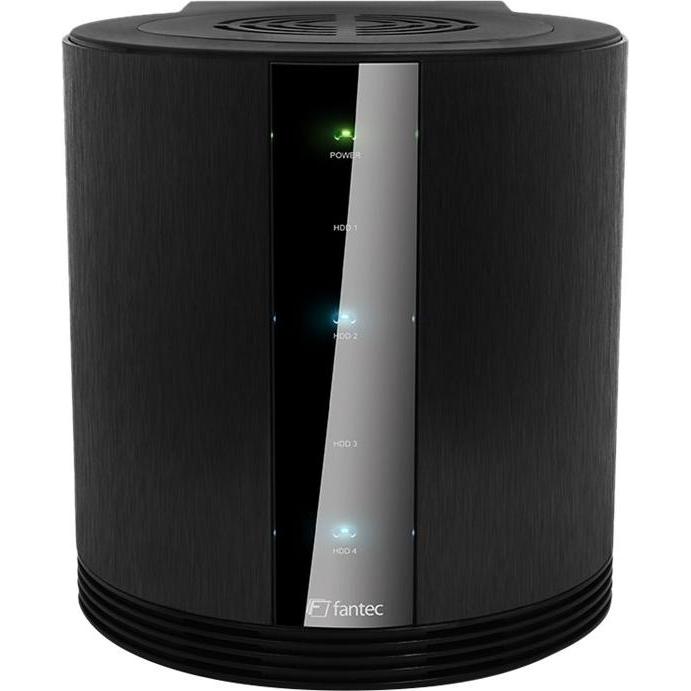 Fantec SQ-35U3E-6G BLACK ALU (3.5"), Festplattengehäuse, Schwarz