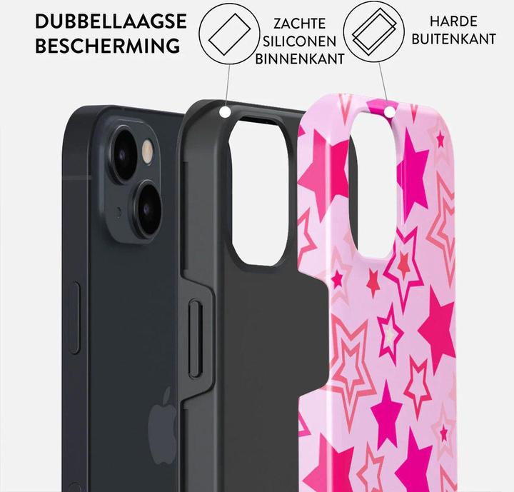 Actual product image Burga Tough Case Apple iPhone 14 - Plastic Sky (Limited Barbie Edition) (Apple iPhone 14)