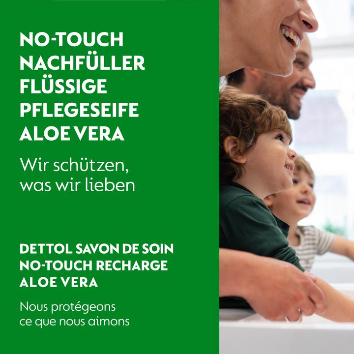 Produktbild Dettol No Touch Nachfüller Aloe Vera (Flüssigseife, Handseife Nachfüllpackung, 250 ml)
