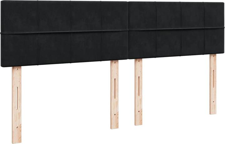Produktbild vidaXL Bo x springbett mit Matratze 200 x 200 cm Samt (200 x 200 cm)