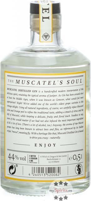Actual product image Muscatel Distilled Gin Gin from Germany
