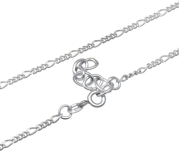 Produktbild Elli Halskette Choker Figaro Basic Blogger 925 Sterling Silber (925er Sterling Silber, 36 cm)