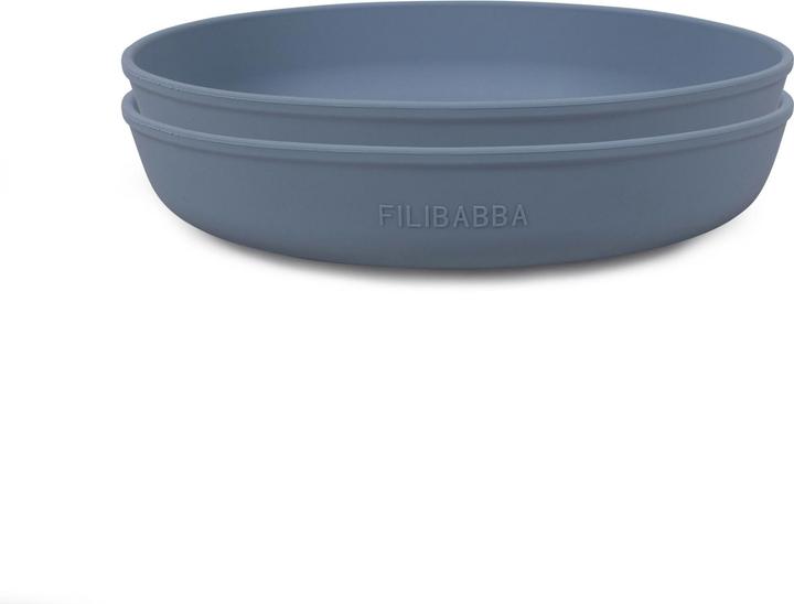 Filibabba Silikon teller 2er-Pack