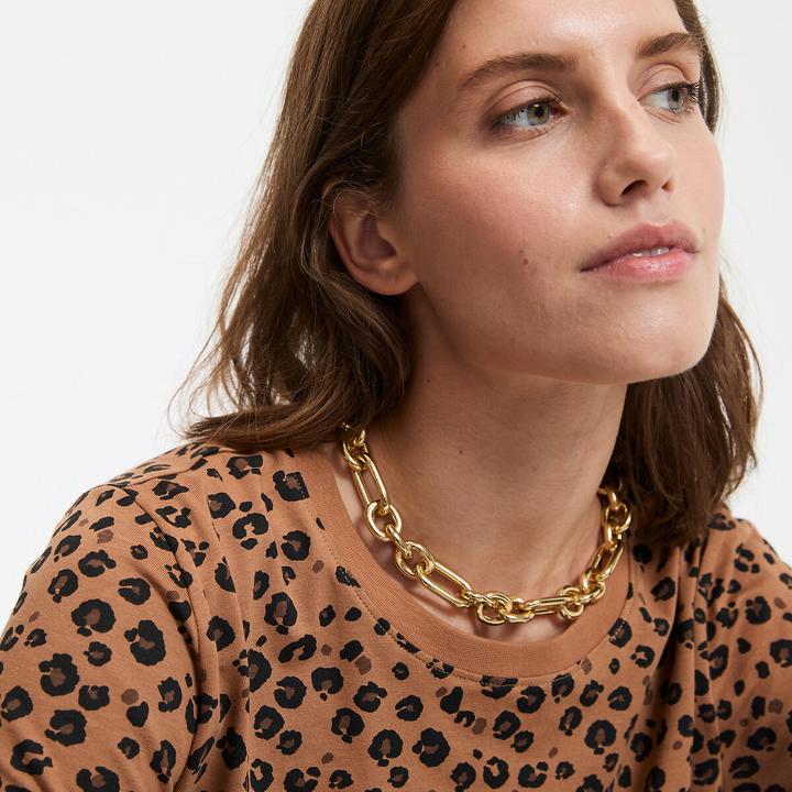 Actual product image La Redoute Collections T-Shirt mit Rundhalsausschnitt (L)